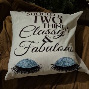 Classy & Fabulous Decorative Pillow